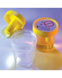 Globe Scientific Urine Collection Cup Wi