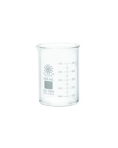 United Scientific Beakers, Low Form, Borosilicate Glass, 600ml