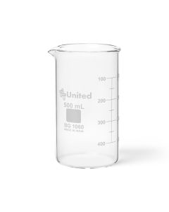 United Scientific Beakers, Berzelius, Tall Form, Borosilicate Glass, 500ml