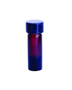 DWK WHEATON® NextGen™ V Vial®, 1mL, Amber, Solid Top, Screw Cap, PTFE / 14B Rubber
